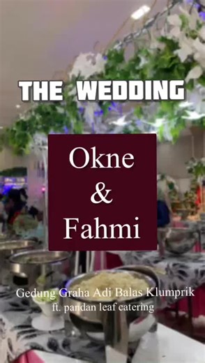 pastikan acara penting anda bersama Pandan leaf catering and wedding service