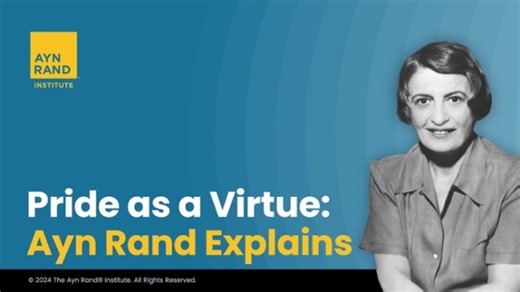 4.7K views · 109 reactions | Ayn Rand regarded pride as a virtue. But what does she mean by pride? Here she explains: Watch on YouTube: https://hubs.la/Q02pDVTM0 | Ayn Rand | Facebook