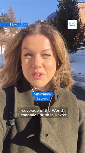 Euronews correspondent Sasha Vakulina reports from Davos on the massive expectation for US president Donald Trump’s arrival and speech to the World Economic Forum. | Euronews English