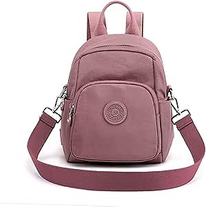 Kawaii Mini Backpack Aesthetic Backpack Cute Japanese Small Backpack Women Simple Wallet (Dark Pink)