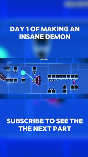 Day 1 of making an insane demon #geometrydash #gd #gaming