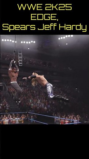 WWE 2K25 Edge Spears Jeff Hardy mod Gameplay #wwe2k25 #wwe2k25gameplay #wwe2k #gaming #gameplay #wwe