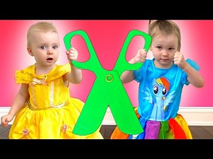 Five Kids Scissors Song + more Children's Songs and Videos