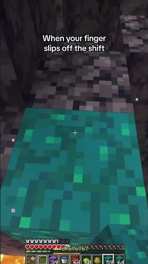 WHEN YOUR FINGER SLIPS OFF THE SHIFT