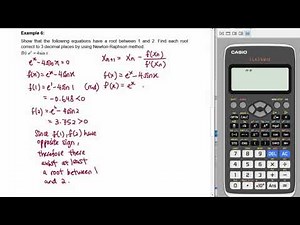 N1.2 E7(DIY) Newton-Raphson Method For e^x=4sinx