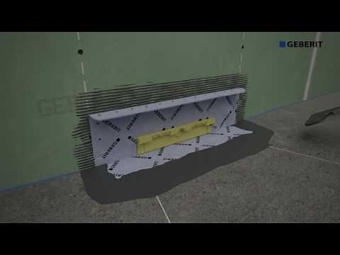 Geberit Wandablauf: Installation mit Duofix