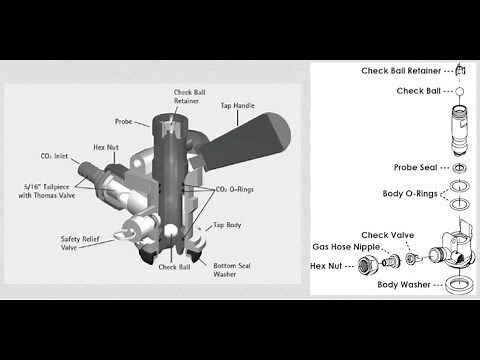 How to clean a draft beer tap keg coupler