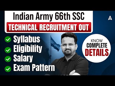 Indian Army 66th SSC Tech Recruitment 2025 🚀 | Syllabus, Eligibility, Salary & Exam Pattern