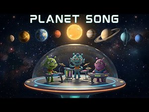 Planet Song with Aliens | Solar System Adventure Song for kids | Mr.Bunkins