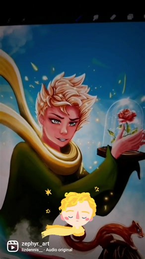 El principito. #tutorial #tiktokartists #draw #dibujo #ecuador #selfthaughtartist #cuenca #foryou