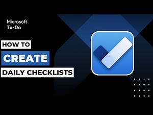 How To Create Daily Checklists In Microsoft To Do