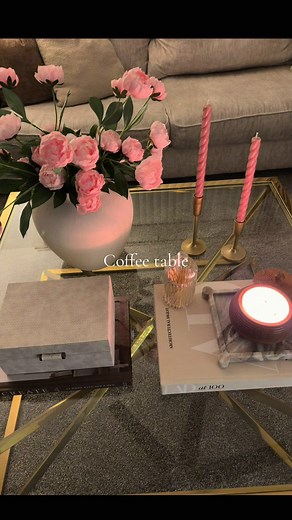 Giving my coffee table a little reset after Christmas! Getting ready for valentines decor 🤗 #coffeetable#homedecor#aesthetic#fyp#cozy @HomeGoods @target @Hobby Lobby @Amazon Home @Michaels Stores
