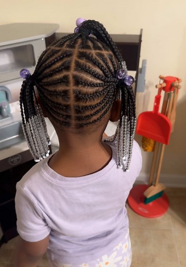 Three Braided Ponytails Tutorial for Toddlers