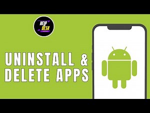 HOW TO UNINSTALL & DELETE APPS ON ANDROID