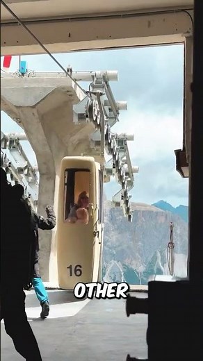 This Terrifying Gondola in Italy Never Stops Moving!