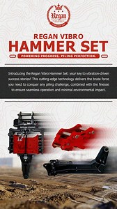 Regan Vibro Hammer Set: Powering Progress, Piling Perfection Introducing the Regan Vibro Hammer Set—your go-to for efficient piling work. This powerful tool delivers the strength you need with smooth, environmentally friendly operation. 🌱 ✔️ Maximum Efficiency ✔️ Precise and Smooth ✔️ Eco-Friendly To learn more: https://reganindustrial.com/other-products/vibro-hammer-set/ We’re here to help you nationwide! For inquiries, call our Luzon, Visayas, or Mindanao teams now! 📞 Landline: 02-8-771-8900