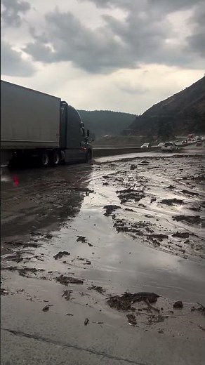 Mudslide delays traffic on I-80 in Nevada County