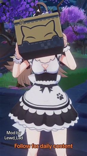 Maid Kirara by Lewd_Lad — Genshin Impact Kirara Outfit Mod Showcase
