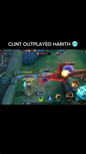CLINT vs HARITH 🥶 #moba55allstar#moba55creator #yt_fenrir #mlbb #mobilelegends