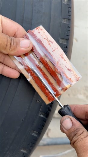 tubeless kit repair just so easy #tyer #shortvideo #truck
