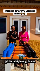 Working smart VS working hard 😂😂_________________________________________________ #foryou #trend #game #fb #explore #viral #fypreels #reels #challenge #smart #win #fun | Officialdiamond Tv