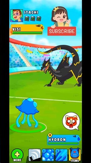 Arena fight review in dynamons world 🌎 #shorts #explore #dynamogaming #pokemon