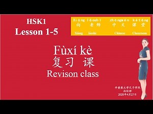 HSK1 Lesson1-5 Revison Class HSK1 第1-5课复习课