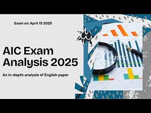 AIC English Analysis 2025 | Complete Paper Breakdown & Strategy