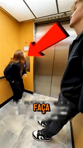 She messed up by doing that in the elevator!