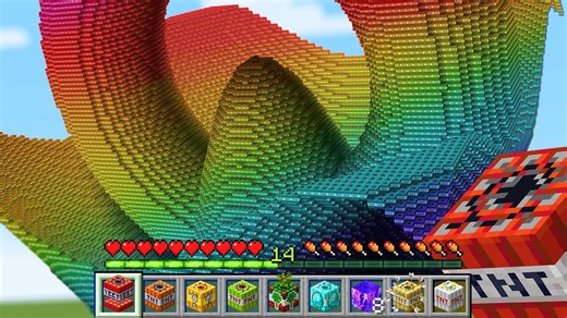 Using even more custom TNT to create massive Minecraft explosions