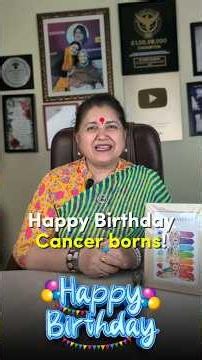 Happy Birthday Cancer Souls ♋️ #nittygrittywithdrneetikaushik
