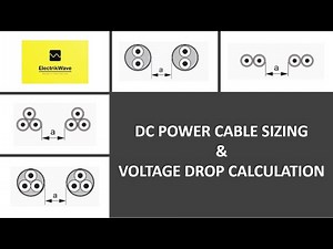 DC Cable Sizing & Volt drop calc