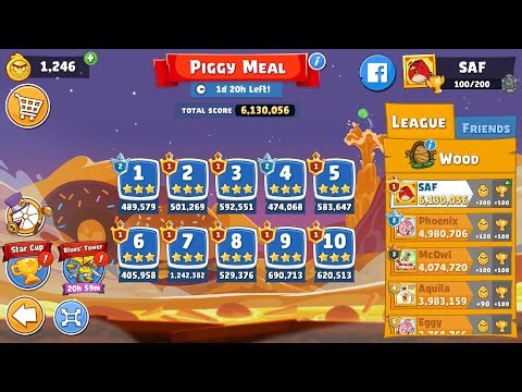 Angry Birds Friends. Piggy Meal (12.10.2023). All levels 3 stars. Passage from Sergey Fetisov