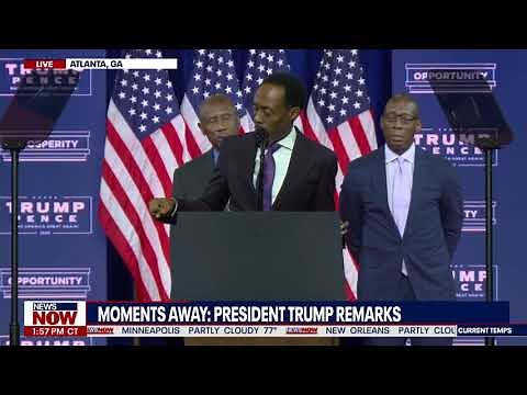Black Pastors pray and defend President Trump In Atlanta