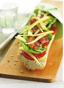 Bacon, Lettuce Tomato sandwich with cheese Recipe