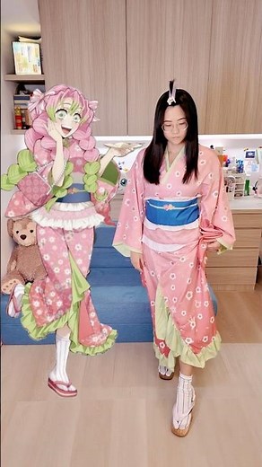鬼滅の刃/甘露寺蜜璃-和服
