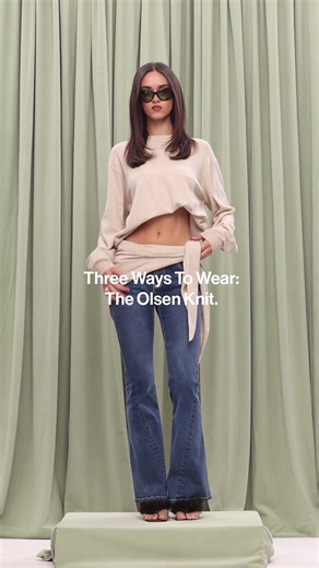 3 Stylish Ways to Wear The Olsen Knit