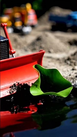 Sandbox Construction Fun: Toy Trucks & Water Play! 🏗️💦