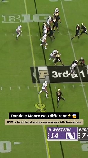 Rondale Moore was a highlight machine in his historic Purdue Football freshman season. 💥 | Big Ten Network