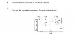 Explain the Classification of Electrical sourcesFind out the e... | Filo