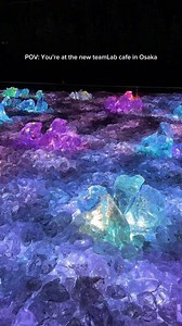 The latest teamLab exhibition in Osaka, this is A Cafe in the Field of the Can Can Factory! 🌾✨ Located on a former factory site, this immersive cafe combines industrial heritage with stunning art inspired by wind, rain, and sunlight. Enjoy exquisite pastries and drinks served in colour-changing glasses while mesmerising illuminations unfold before you. 🌤 Daytime (¥1,500): Includes a dessert and drink 🌃 Nighttime (¥3,000): Includes a dessert and alcoholic drink Explore the installations up clo