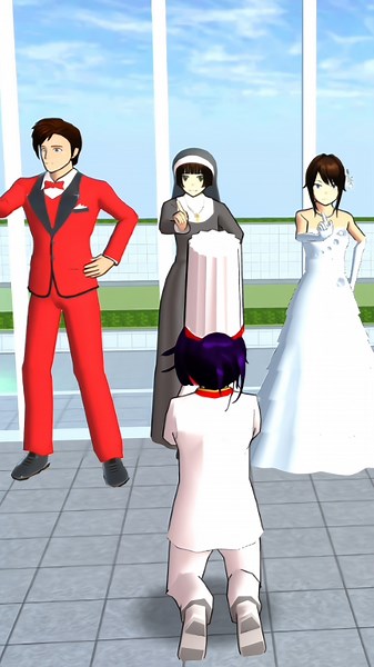 Sofia Sad love story 😭😱 #sakuraschoolsimulator #viral #sakura #video #sad #wedding #shortvideo