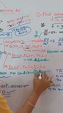 Multivariable Unconstrained Optimization 016