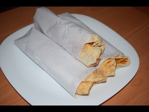 Chicken Wrap Sandwich - Lunch Box Recipes