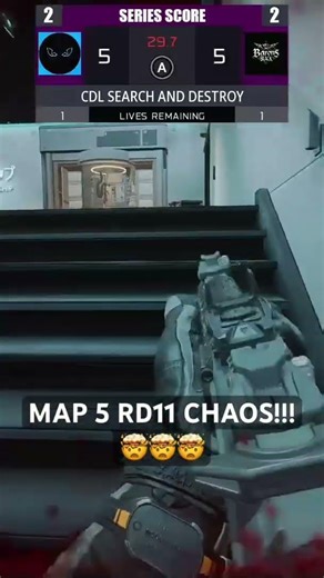 MAP 5 RD 11 CHAOS!!! 🤯🚨 #reversesweep #bo7 #RD11 #snd #bo7gameplay #Map5Rd11