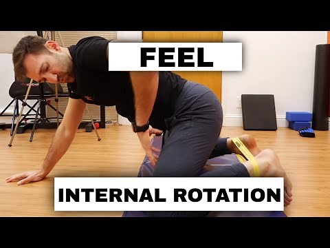 Hip Internal Rotation for Beginners. Activate The Correct Hip Rotation Muscles