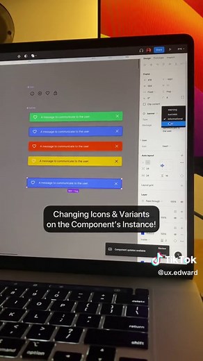 Here is your sign to start using Figma Component Properties while creating Components in your Figma Design System! It has largely made my workflow a lot more effective! #uiuxdesign #productdesign #uidesign #uxdesign #ui #ux #figma #figmadesign #figmatutorial #figmaplugin