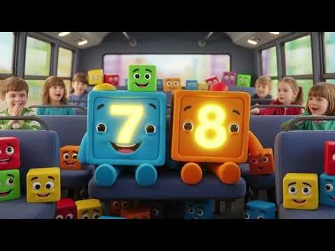 Wheels on the Bus Carry the Number Blocks | Counting Song for Kids | Baby Tunes