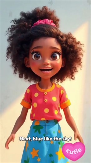 Let’s learn bright colors with our friend! 🌈| #shorts #youtubeshorts #youtube #youtubevideo