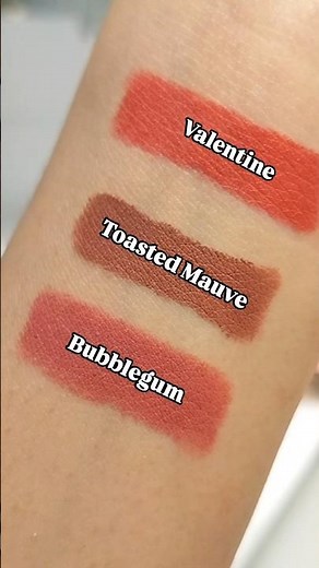Insight Cosmetics Lip Crayon Review + Swatches Valentine, Bubblegum & Toasted Mauve #lipcrayon
